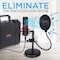 Pyle Pyle USB Microphone Podcast Recording Kit, Cardioid, Shock Mount, Pop Filter, Windows PC/Mac PDMIKT200 - alternate 13